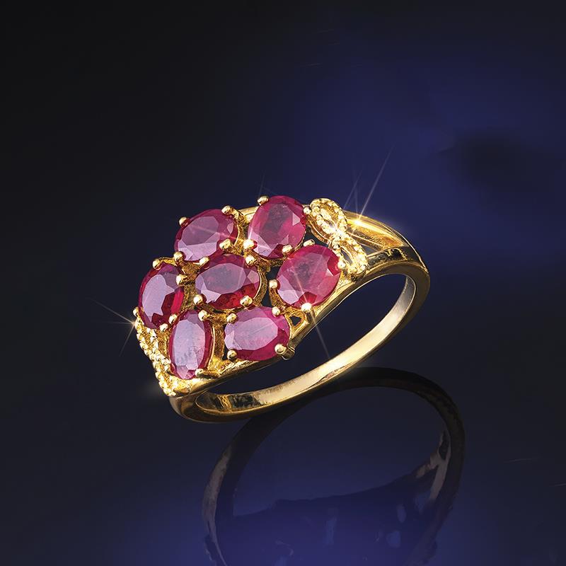 Ruby Heart Ring